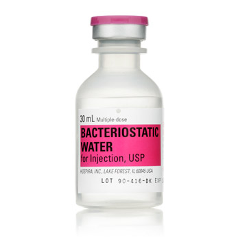 Hospira Bacteriostatic water